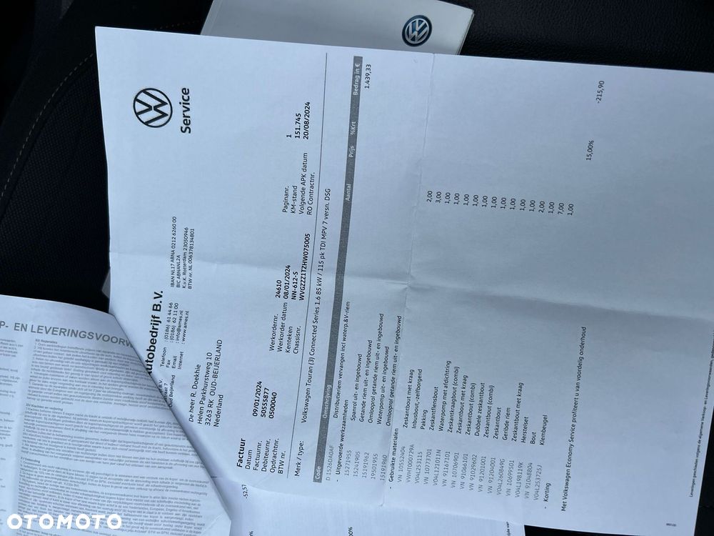 Volkswagen Touran 1.6 TDI SCR (BlueMotion Technology) DSG Comfortline - 40