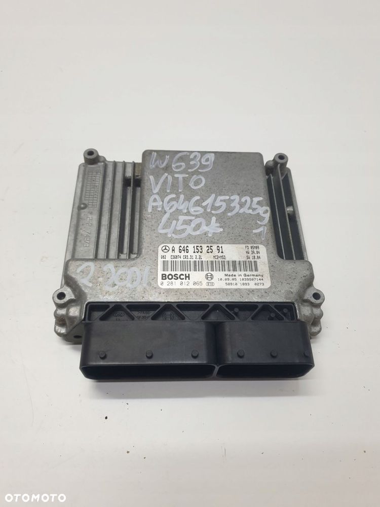 KOMPUTER STEROWNIK SILNIIKA MERCEDES BENZ VITO W639 2.2 CDI A6461532591 - 1