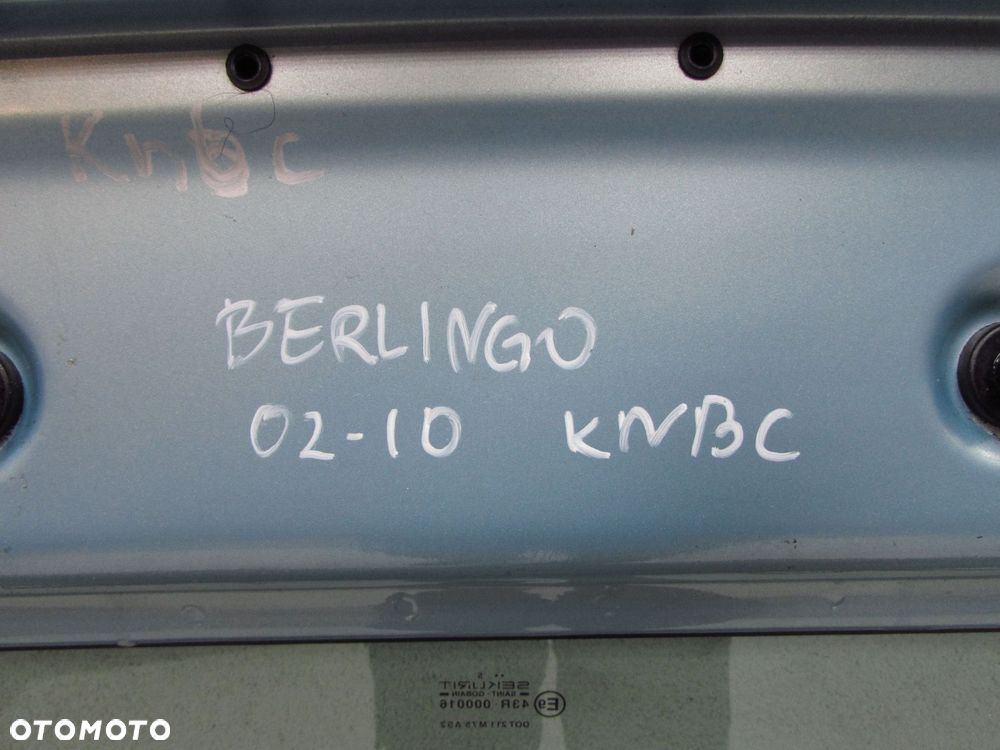CITROEN BERLINGO PARTNER I II LIFT 02-10 KLAPA BAGAZNIKA TYL SZYBA KNBC DO ZALOZENIA - 12