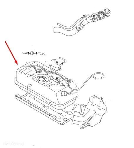 Zbiornik paliwa Suzuki Vitara 1 I 88-97r. BENZYNA bak nowy orginalny 89101-64a50 - 1