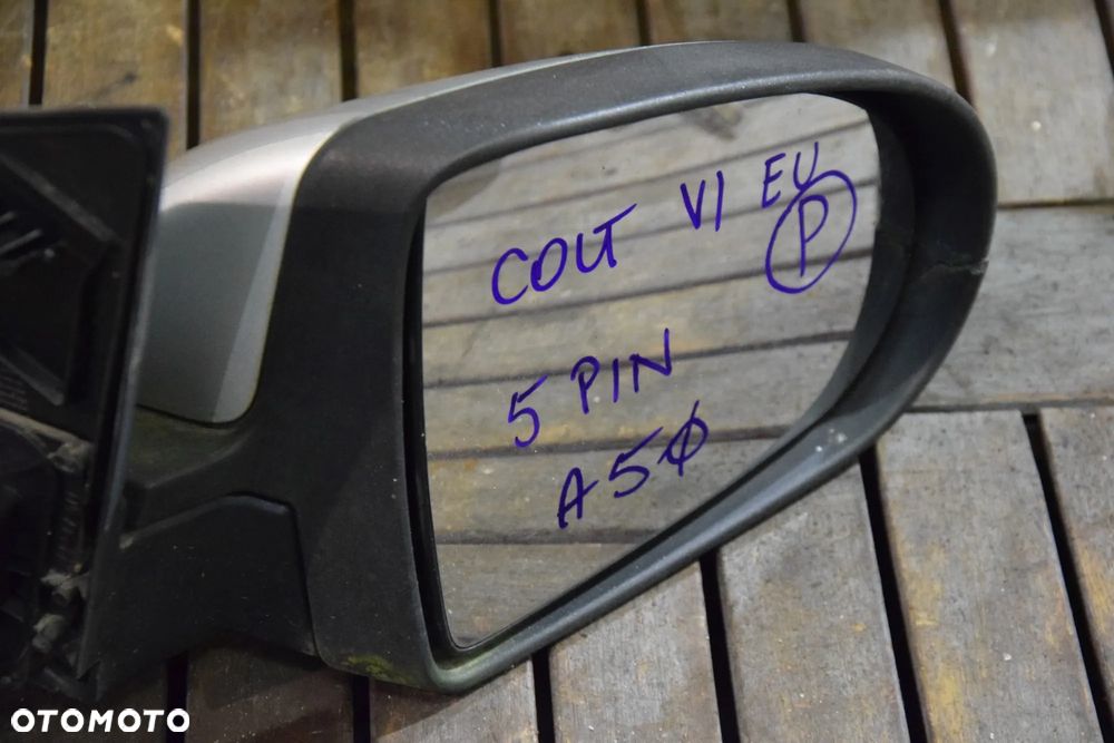 Mitsubishi COLT 6 VI Z30 Lusterko PRAWE EUROPA 5PIN srebrne A50 - 4
