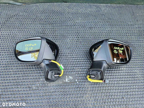 Lusterko Lusterka Zewnetrzne EUROPA Lewe 9pin Prawe 11pin Czarne Renault Captur I 1