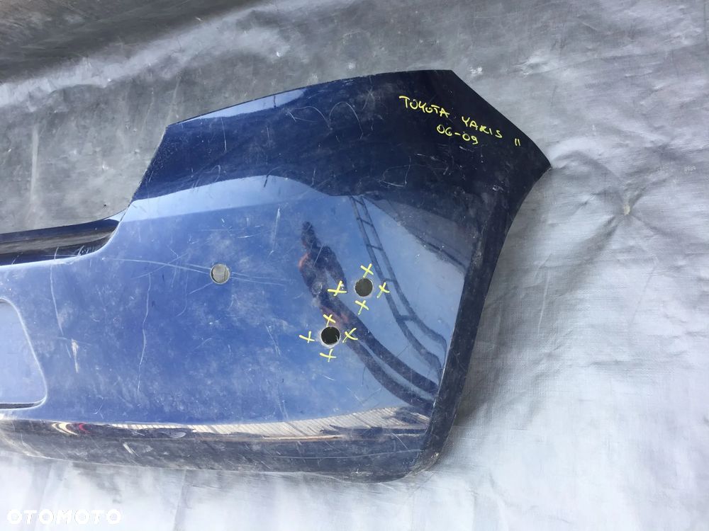 TOYOTA YARIS II 2006-2009 ZDERZAK TYLNY TYŁ - 5