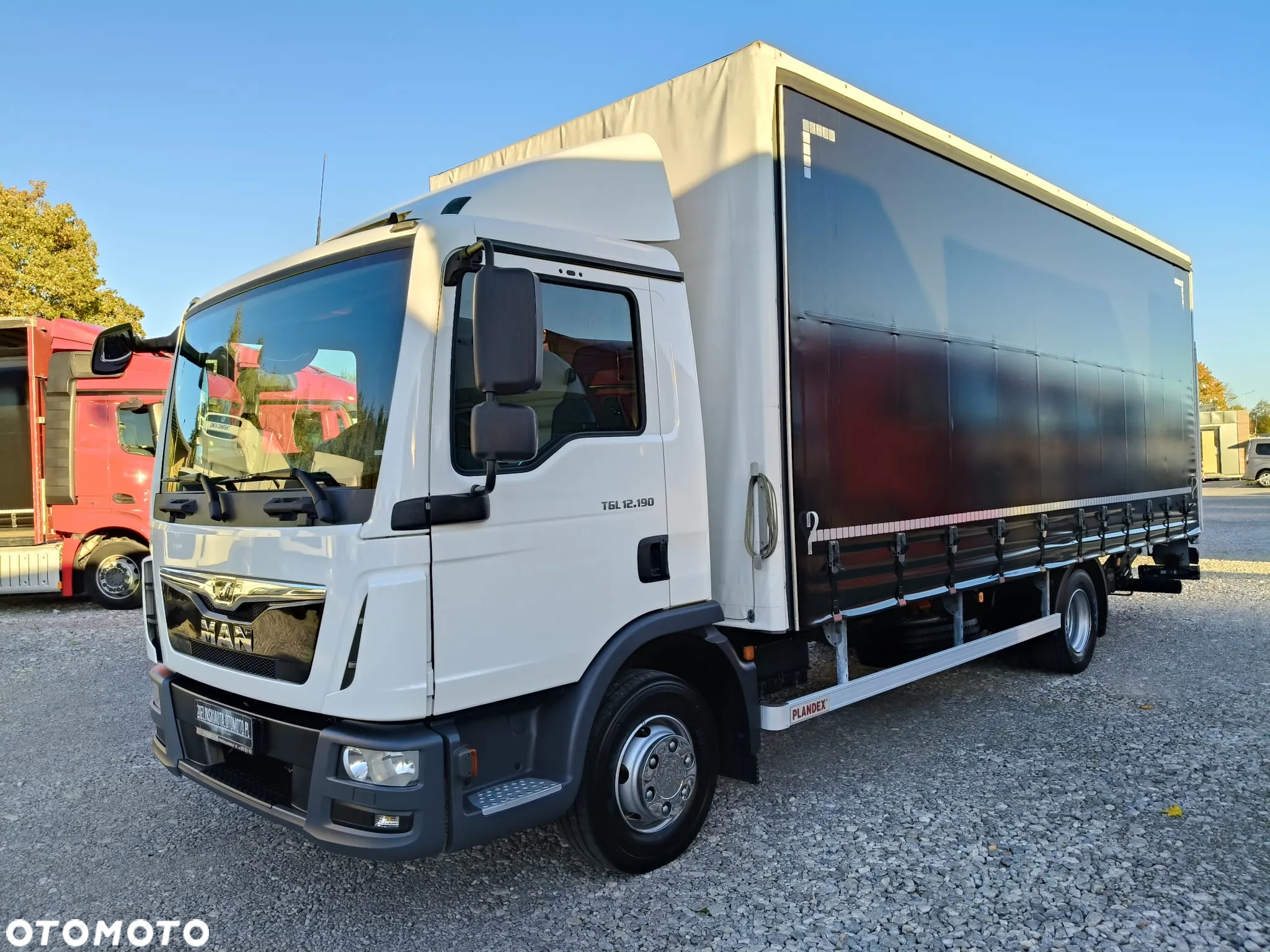 MAN TGL 12.190 / FIRANKA + WINDA / EURO 6 / PRZEBIEG 220 TYS KM ! / - 2