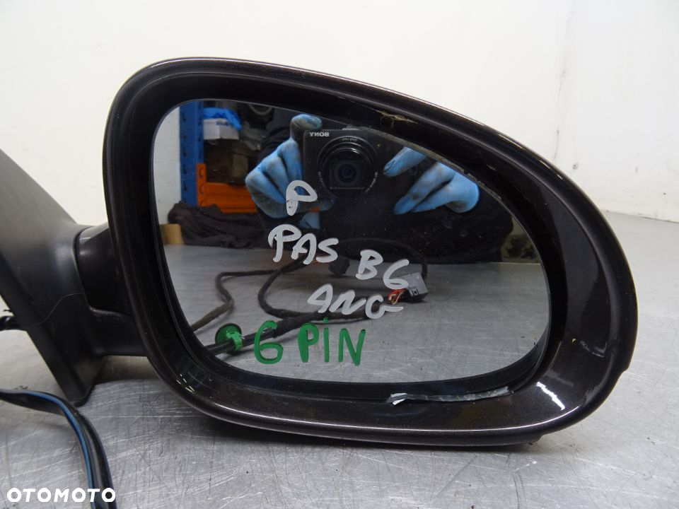 VW PASSAT B6 2.0 TDI LUSTERKO ZEWNĘTRZNE 6 PIN PRAWE - 4