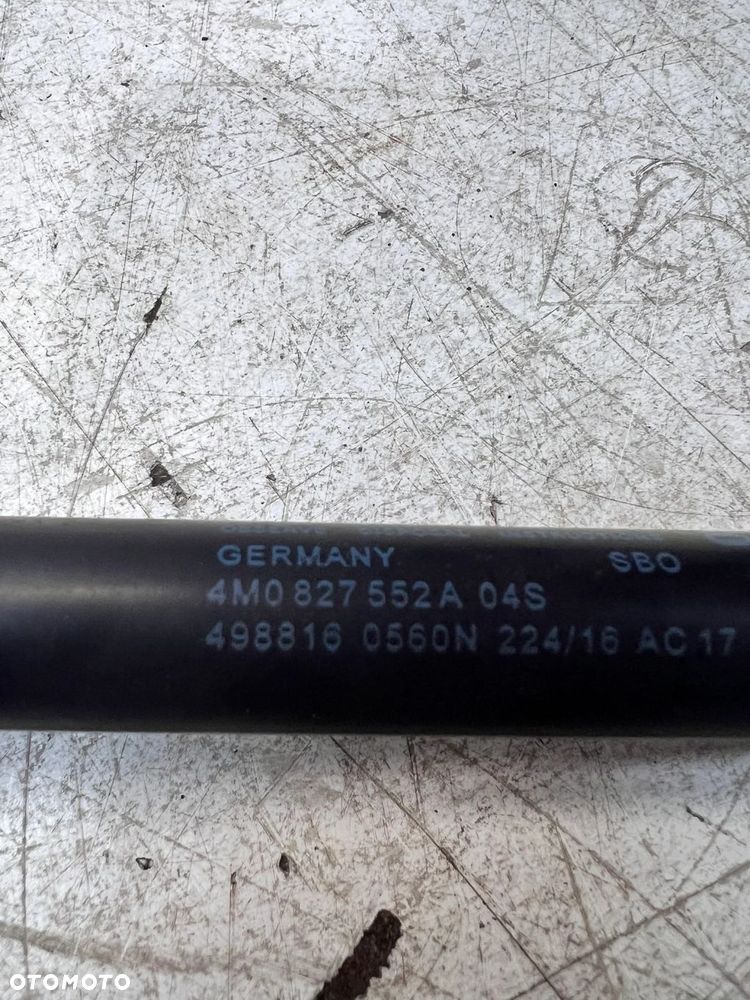 SIŁOWNIK TELESKOP MASKI AUDI Q7 4M 4M0827552A - 4