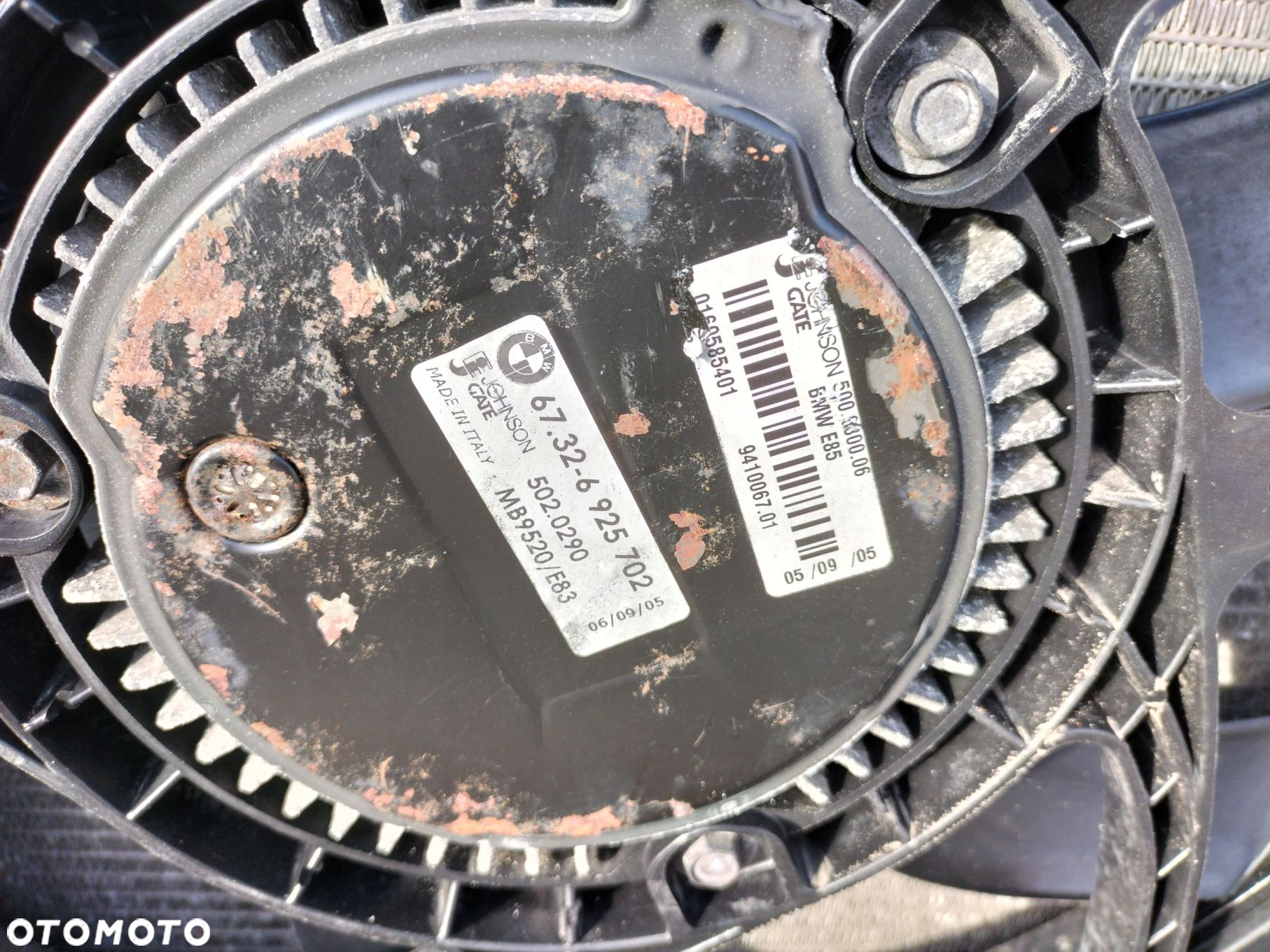WENTYLATOR CHŁODNICE BMW X3 E83 2.0 d 6925702 - 3