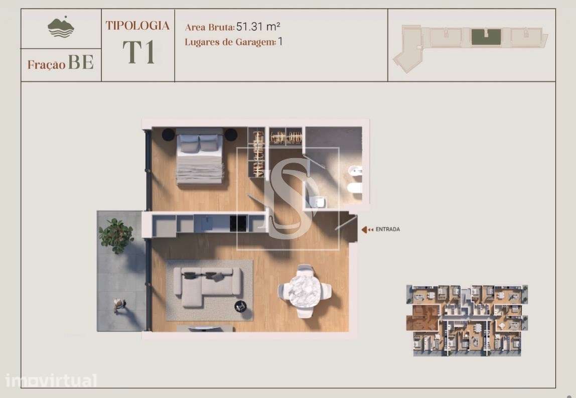 Apartamento T1 Venda em Viana do Castelo (Santa Maria Maior e Monserra - Grande imagem: 3/31