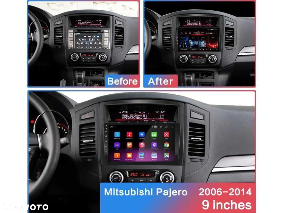 Radio samochodowe Android Mitsubishi Pajero (9") 2006.-2014 - 2