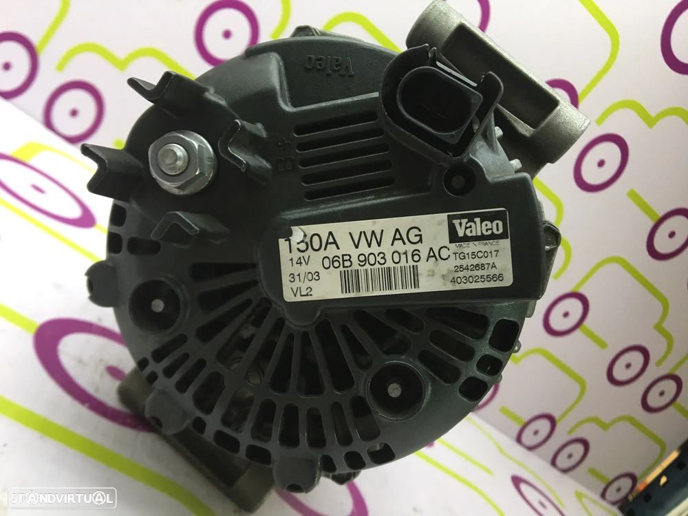 Alternador AUDI A4 (B7) Avant 2.0 TDi  Ref. 06B903016AC - NO. 50089 - 3