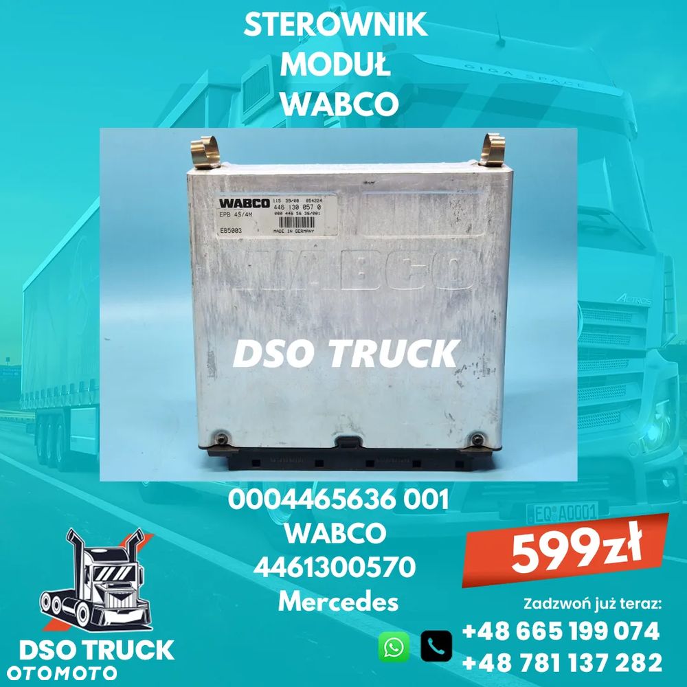 STEROWNIK MODUŁ 0004465636 001 WABCO 4461300570 Meredes - 1