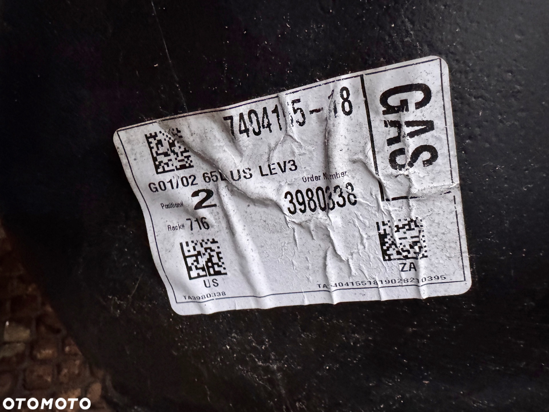 BMW X3 G01 zbiornik paliwa z papką i wężami 7404155 7404086 7401428 - 6