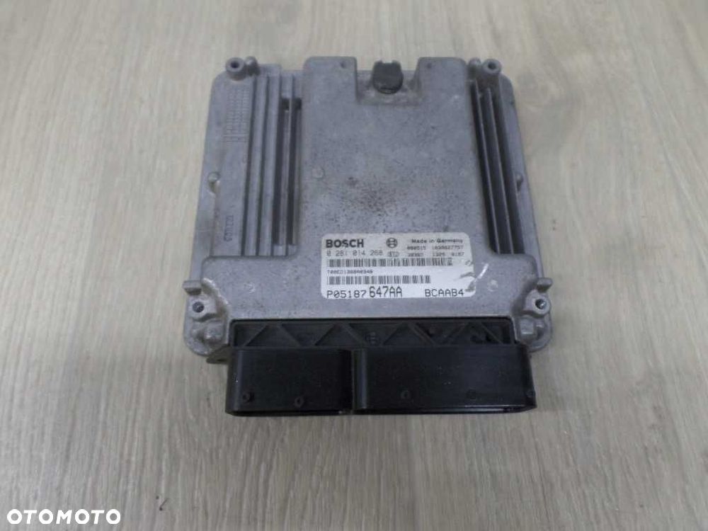 DODGE CALIBER CHRYSLER 2.0 CRD 06-11 KOMPUTER STEROWNIK 0281014268 P05187647AA - 1
