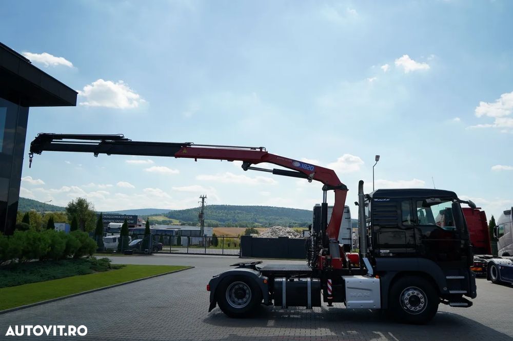 MAN TGS 18.480 / 4x2 / HDS HMF 1820 K6 / 17.2 m REACH / MANUAL / RADIOCOMANDĂ / IMPORTAT - 8