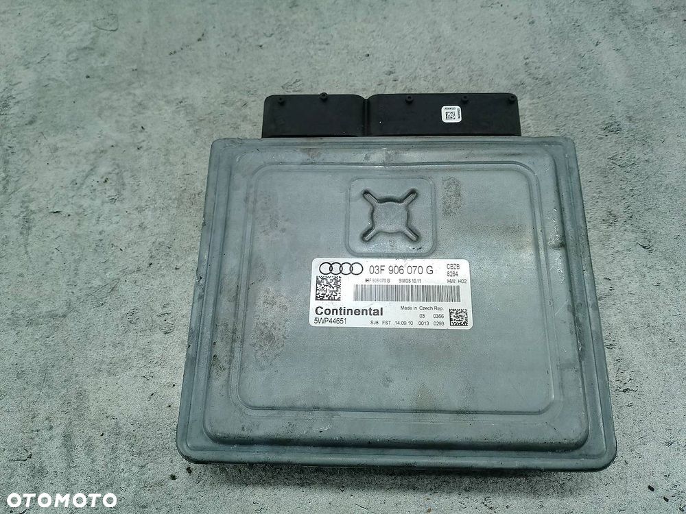 KOMPUTER, STEROWNIK AUDI A3 8P/8PA/8P7 03F906070G 5WP44651 1.2 TFSI - 3