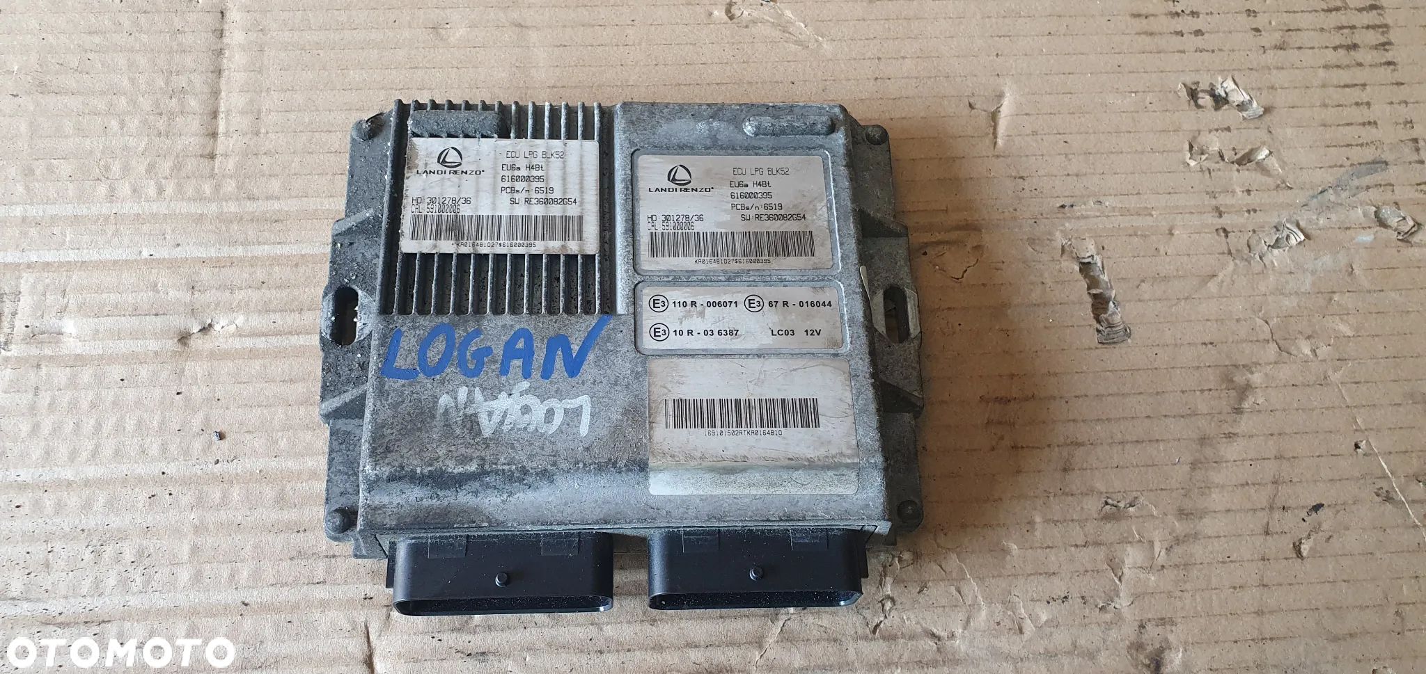Moduł sterownik gazu Dacia Logan II 0.9 TCE 616000395 - 1