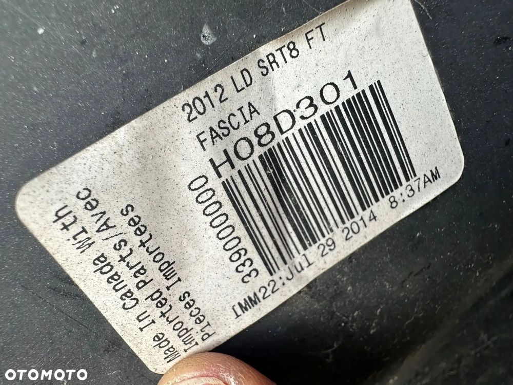 ZDERZAK Dodge Charger SRT-8 SRT 2013 ORYGINAŁ - 5