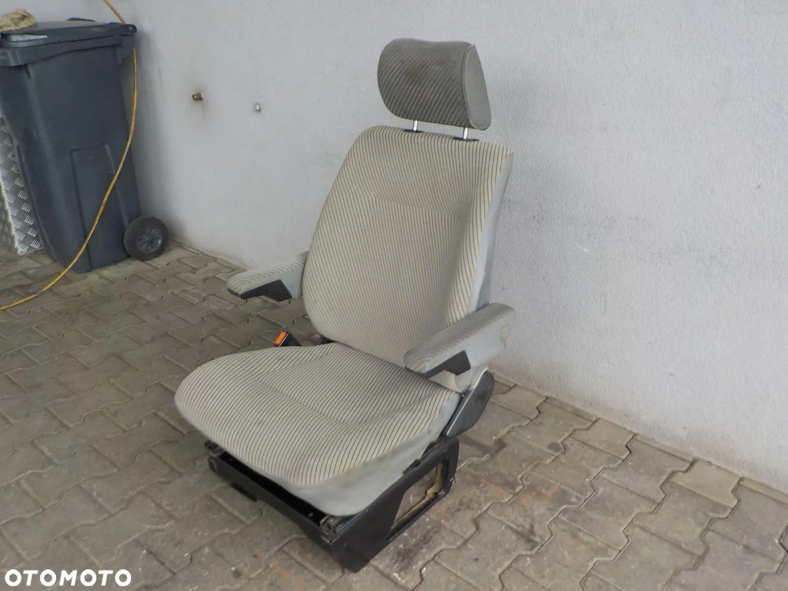 VW T4 FOTEL SIEDZENIE KIEROWCY Z PODŁOKIETNIKAMI - 5