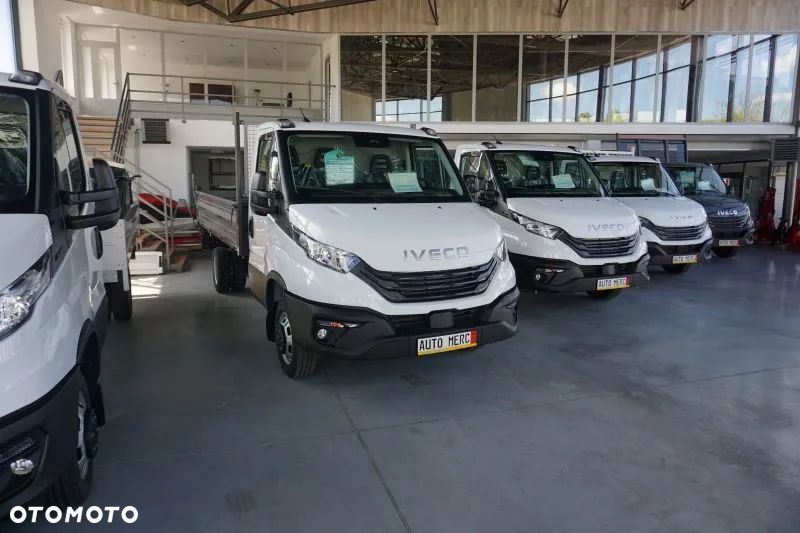 Iveco 35C16 rama wywrotka skrzynia HDS plandeka żuraw - 2
