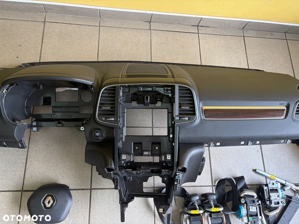 Renault Koleos II Deska rozdzielcza konsola poduszka powietrzna pasy Airbag komplet - 2