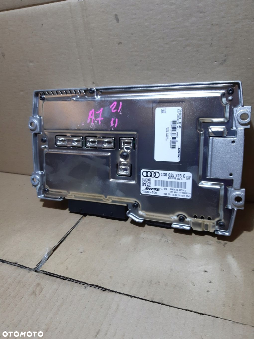 AUDI A7 4G WZMACNIACZ RADIA BOSE 4G0035223C - 5