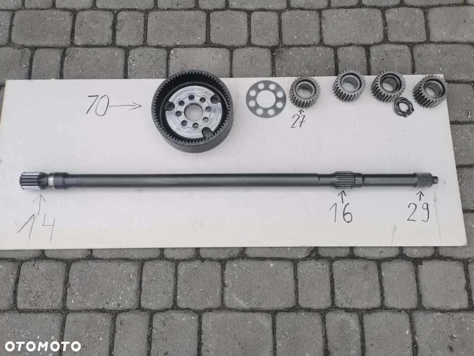 Zwolnica Most Dyfer półoś Spicer Dana wozidło 9t Terex Wacker Neuson JCB
