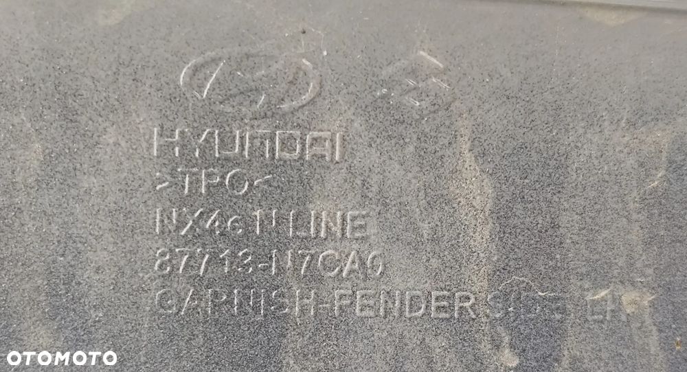 LISTWA BŁOTNIKA PRZEDNIEGO LEWEGO PRZÓD HYUNDAI TUCSON IV N-LINE 87713N7CA0 - 11