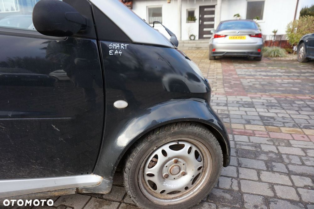 MASKA ZDERZAK BŁOTNIKI LAMPY FORTWO I LIFT 450 EA4  SMART 2003-2007 CZARNY PRZÓD KOMPLETNY - 3