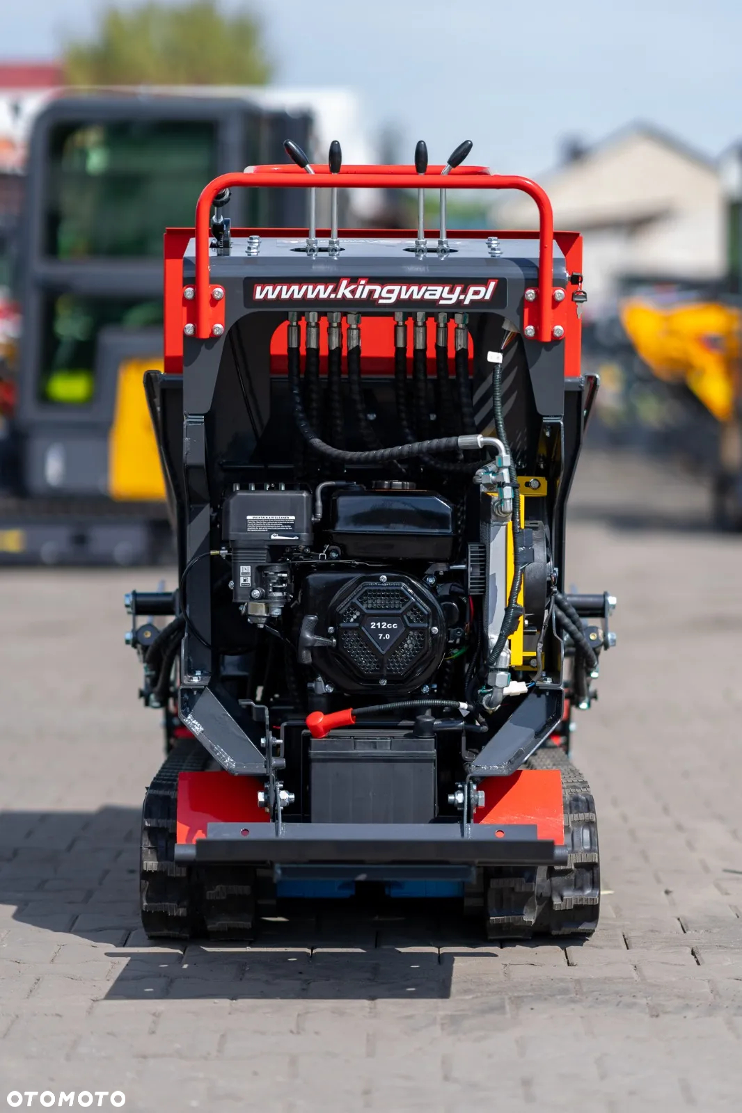 Kingway GP500 Dumper Wozidło taczka Miniwywrotka 500kg na GĄSIENICACH - 8