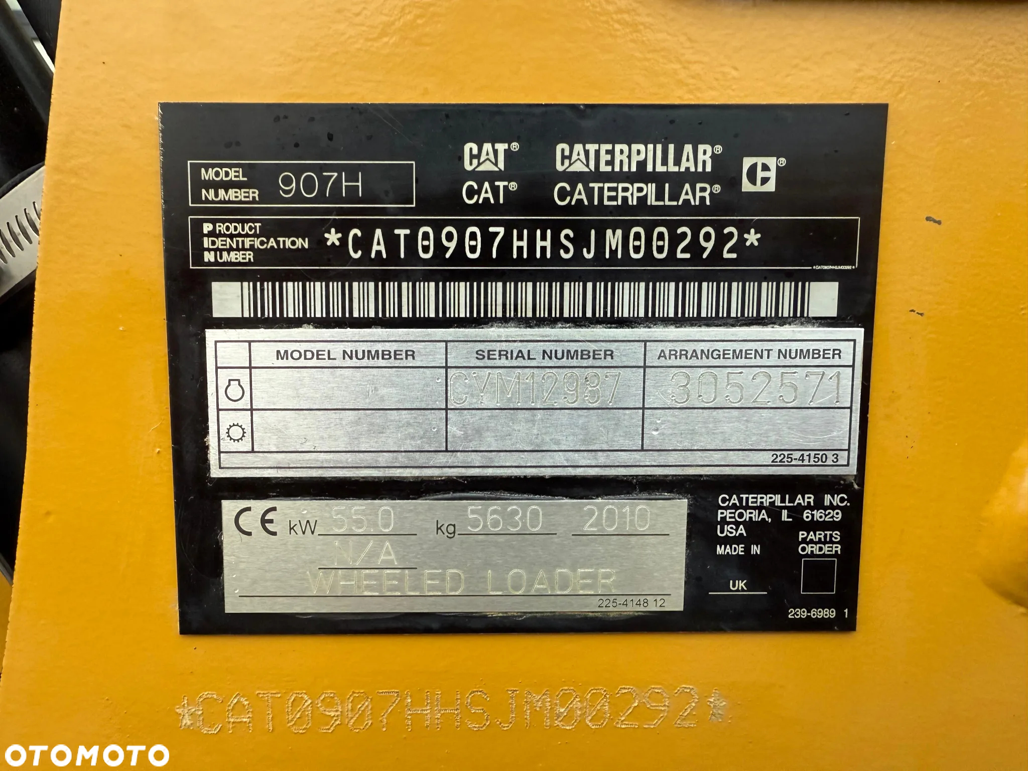 Caterpillar ŁADOWARKA KOŁOWA CAT CATERPILLAR 907 906 907H 908 2010 - 6