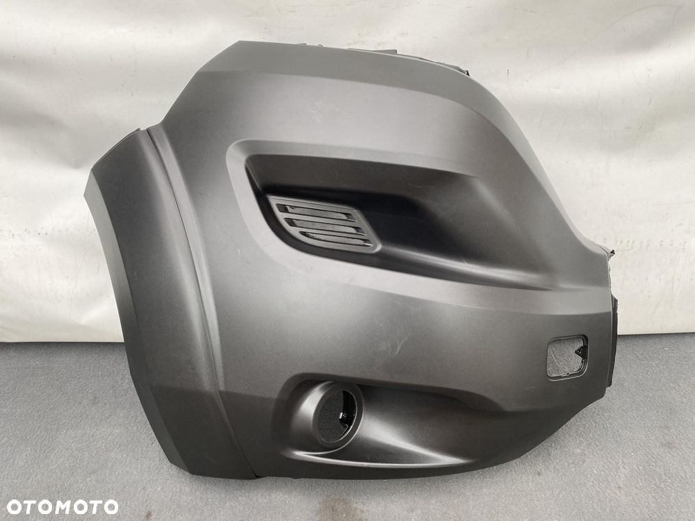 DUCATO BOXER JUMPER 17- NAROŻNIK ZDERZAK PRZÓD PRAWY LISTWA HALOGEN CZARNY - 1