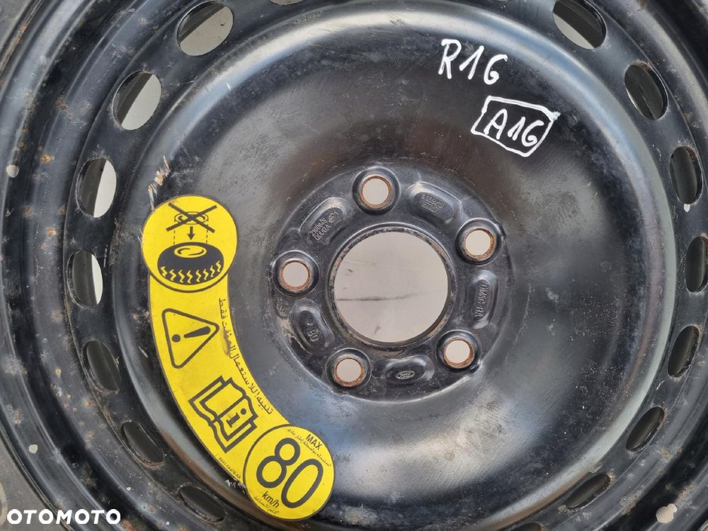 KOŁO DOJAZDOWE Ford C -Max II Focus Mk3 _ dojazdówka 125/80 R16 5x108 2160 - 2