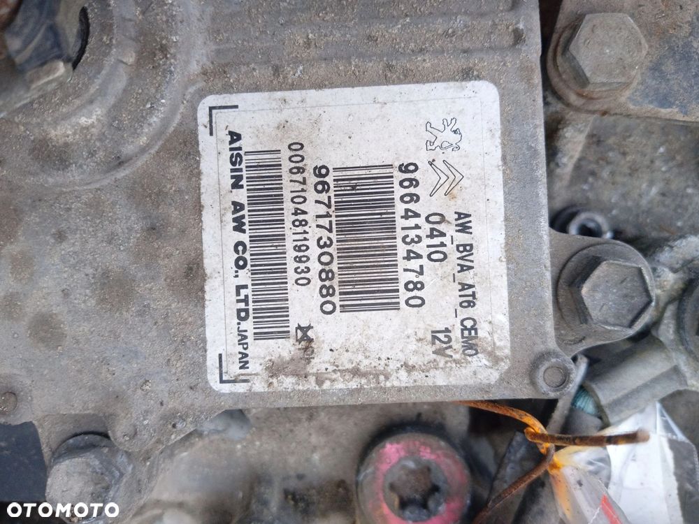 SKRZYNIA BIEGÓW AUTOMAT CITROEN C5 III (2008-2010) 2.0 HDI 163KM 20GF13 - 5