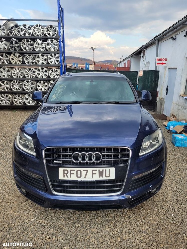 Bara fata AUDI Q7 2005 - 2009 ALBASTRU LZ5E (898) model cu spalatoare far 4L0807437D - 11