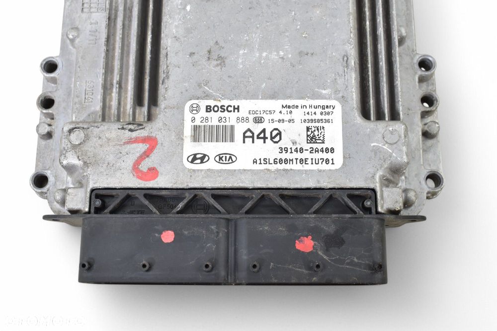 Komputer Sterownik Silnika KIA SPORTAGE III IV 1.7 CRDI 39140-2A400 - 3