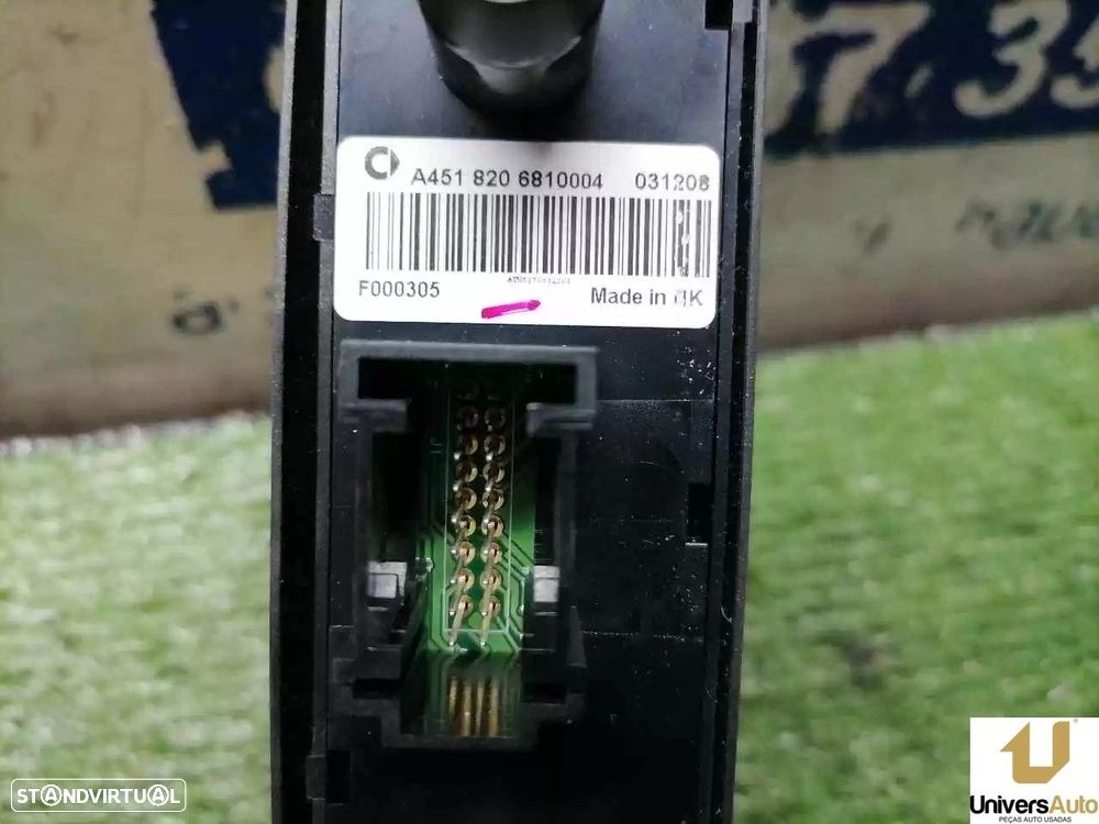 COMANDO FECHO SMART FORTWO COUPÉ 2009 -A4518206810004 - 3