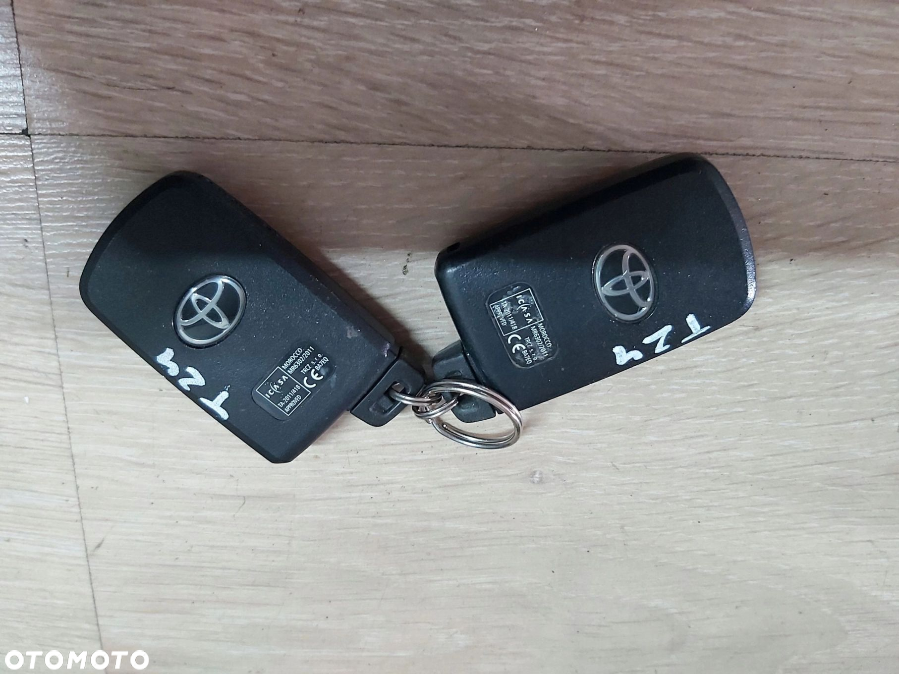 Toyota Yaris III komputer kluczyk 2x Pilot smart key zestaw odpalenia 1,5 h - 3