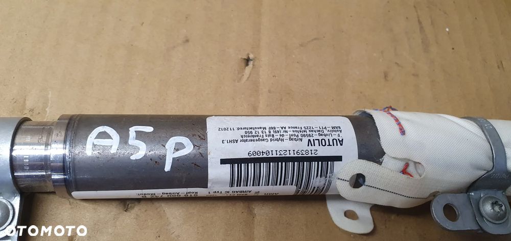 Kurtyna Airbag poduszka prawa Audi A5 8T8880742B - 8