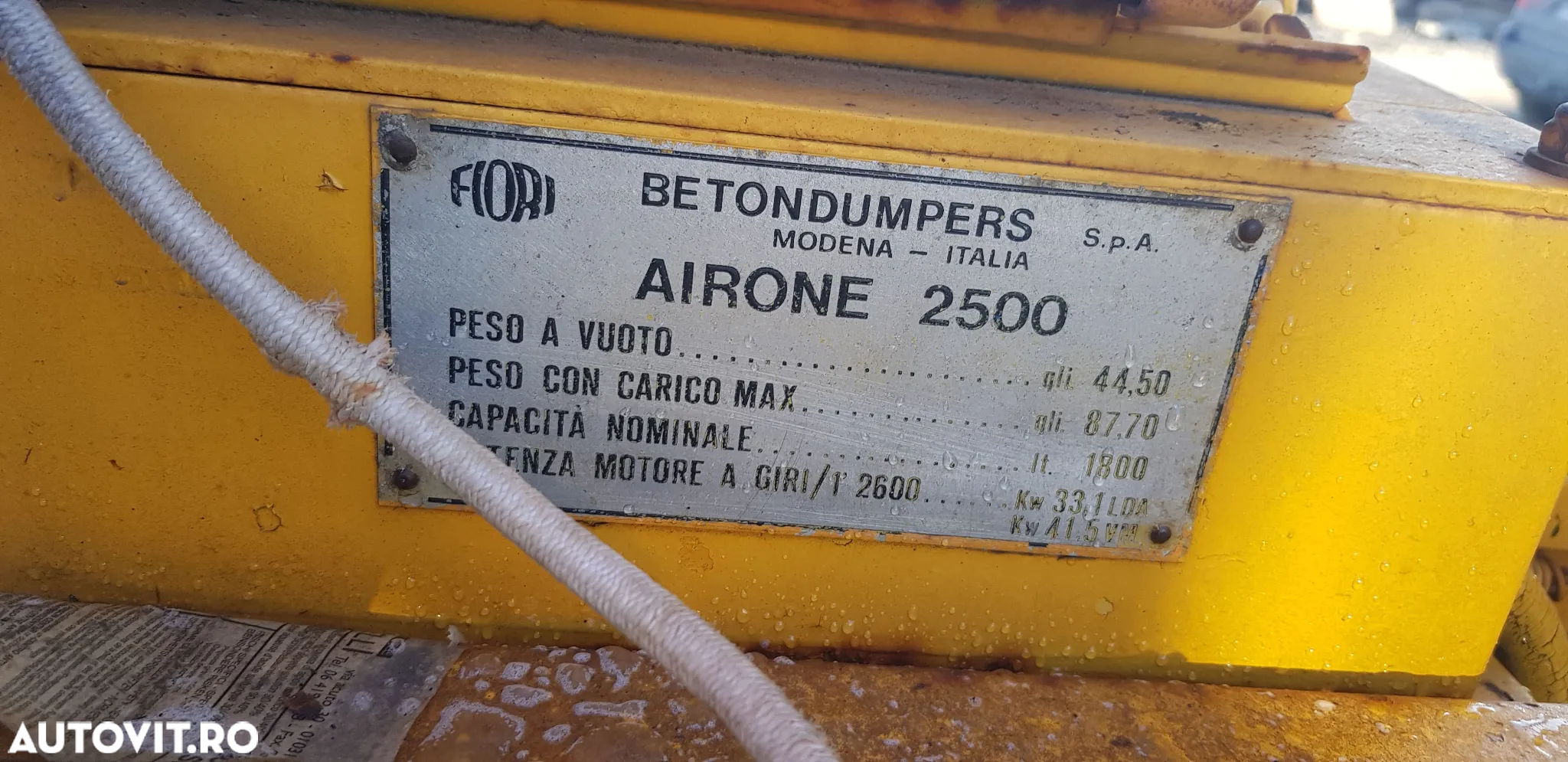 Alta Autobetonieră Italdumpers 4X4 2mc - 8