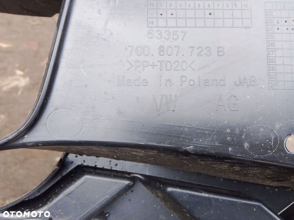 ślizg zderzaka lewy tył vw crafter ii 7c0807723b - 3