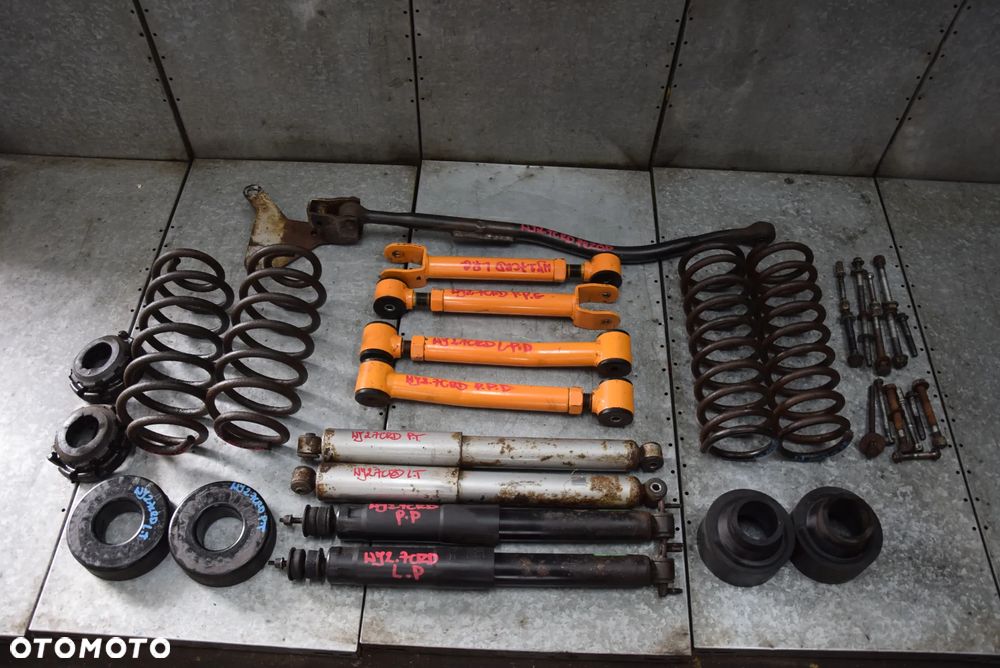 JEEP GRAND CHEROKEE WJ SPRĘŻYNY AMORTYZATORY WAHACZE LIFT KOMPLET 99-05 - 1