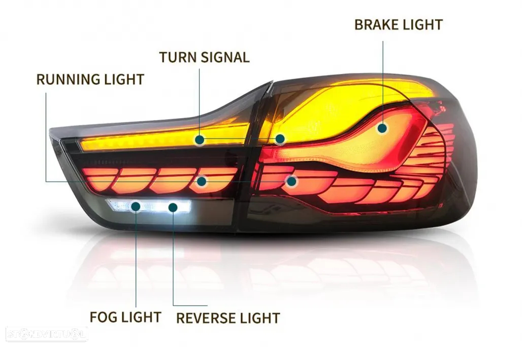 Farolins Bmw Série 4 F32 F33 F36 F82 F83 (2013 a 2019) Led - 21