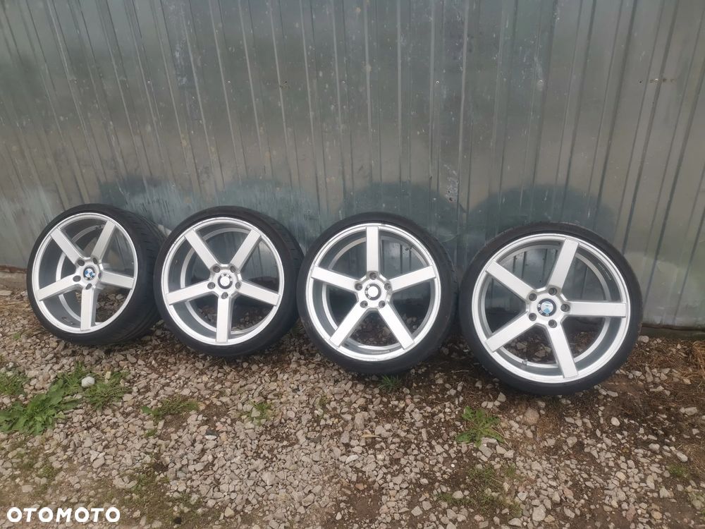 KOŁA FELGI ALUMINIOWE ALUFELGI BMW R19 5X120 BMW E90 E46 F30  ORYGINAŁ VIA 8,5 Jx ET35 OPONY CONTINENTAL SPORTCONTACT 6 2X 225/35 2X 245/30 - 2