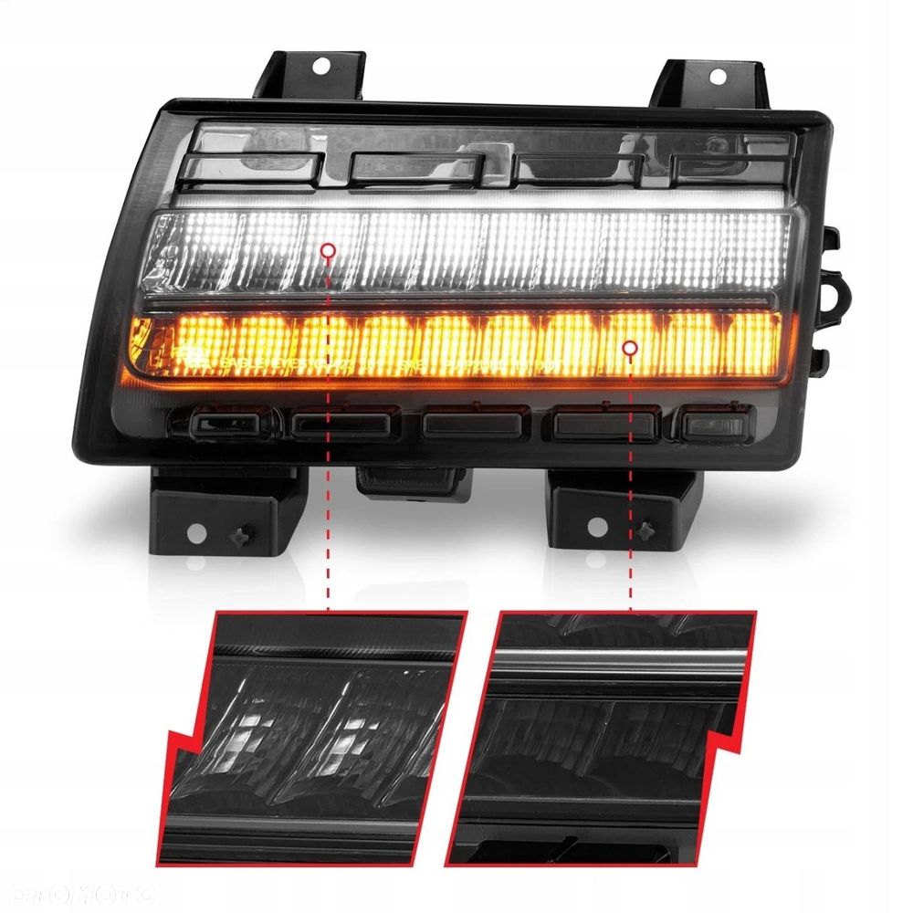 Kierunkowskaz Migacz światła Dzienne Full Led Jeep Wrangler jl IV Gladiator - 3