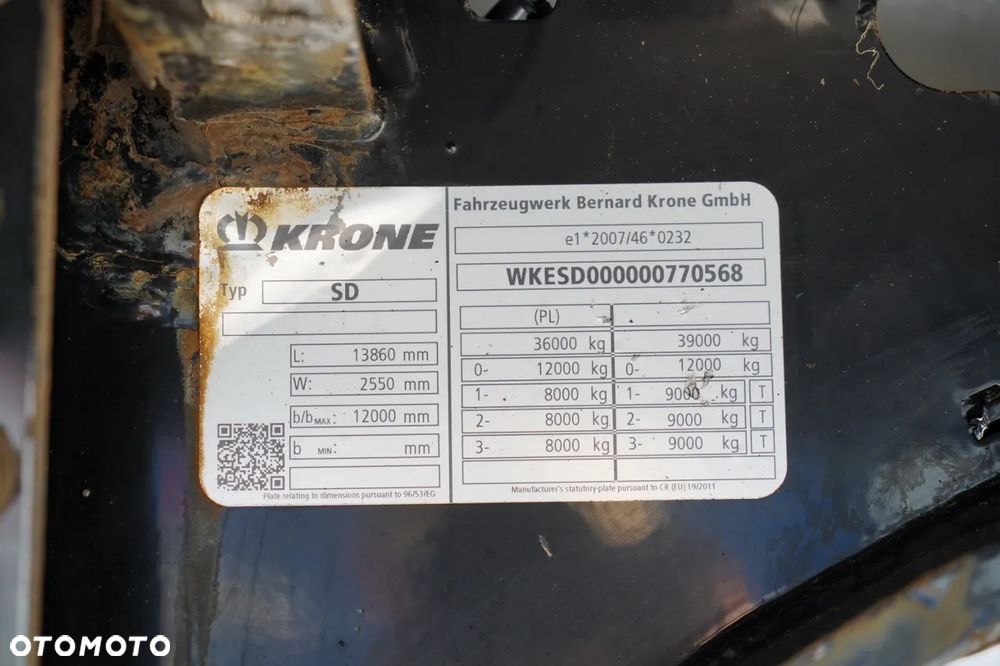 Krone / KONTENER / DOPPELSTOCK / PO KONTRAKCIE SERWISOWYM - 26
