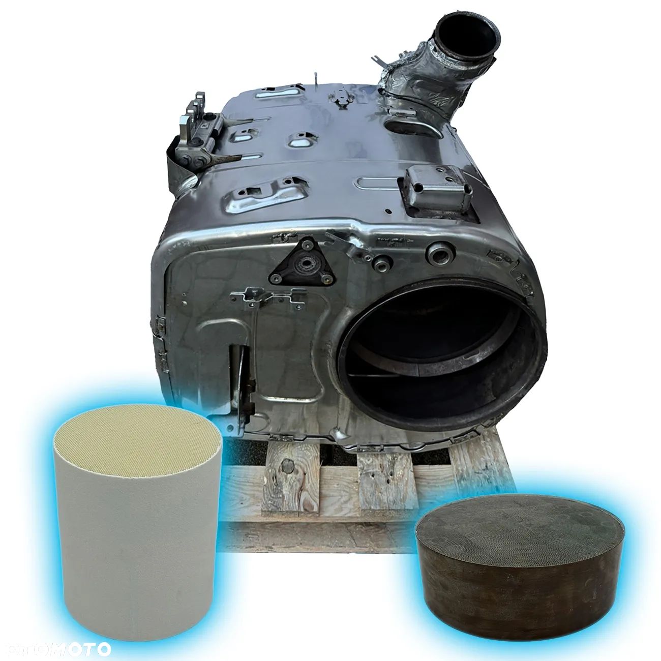 KATALIZATOR Z NOWYMI FILTRAMI SCR i DOC, DAF 106 POLIFT EURO 6, 2046691, 2188242, 2232836 - 1