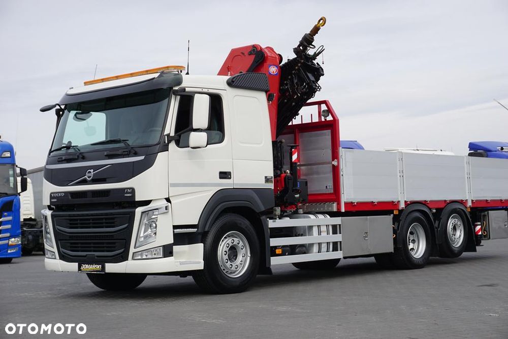 Volvo FM / 500 / 6 X 2 / SKRZYNIOWY + HDS / HMF 3220 K7 / WYS. 18,9 M / OŚ SKRĘTNA - 37