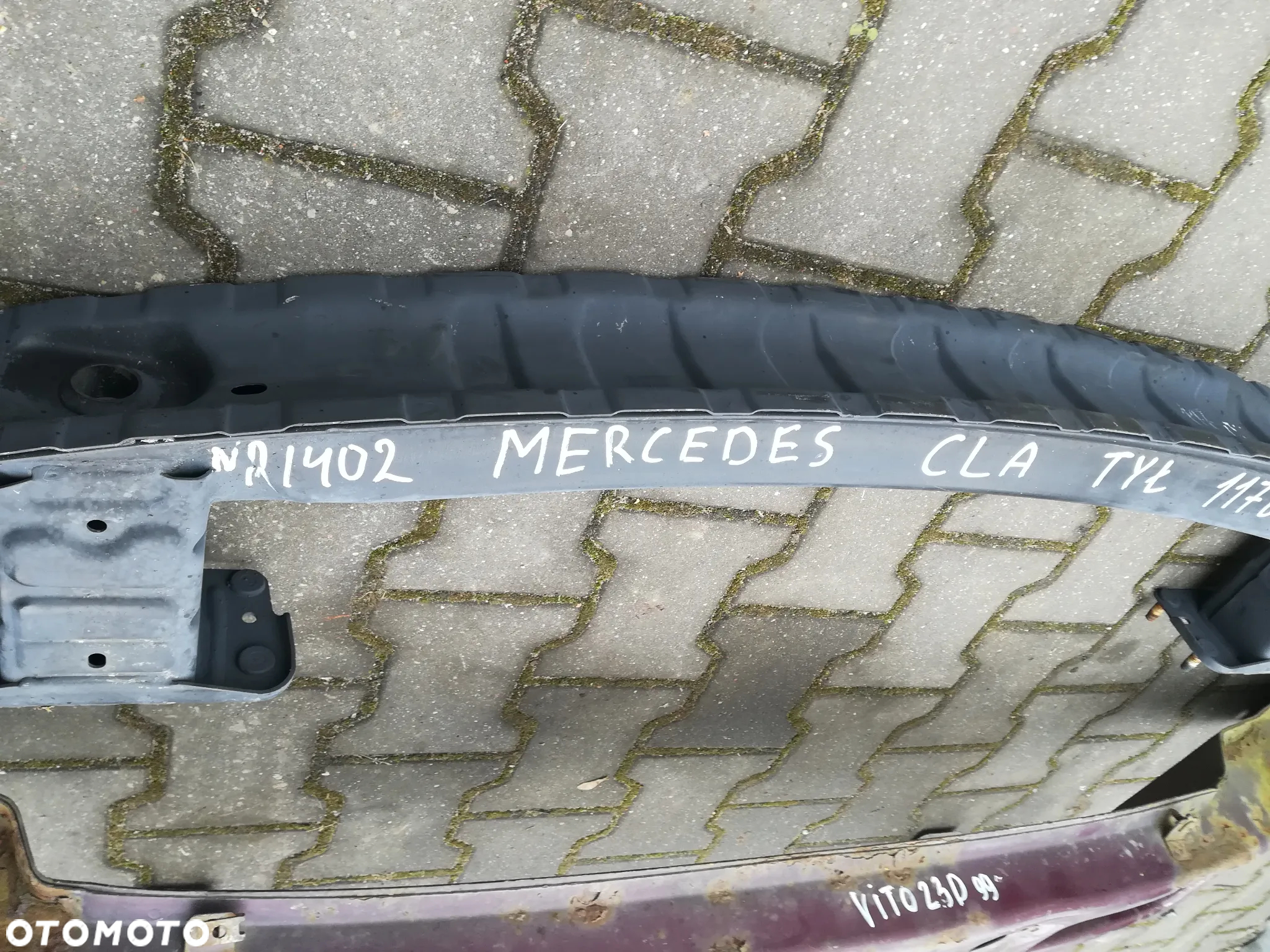 BELKI ZDERZAKA MERCEDES PRZÓD TYŁ - 2