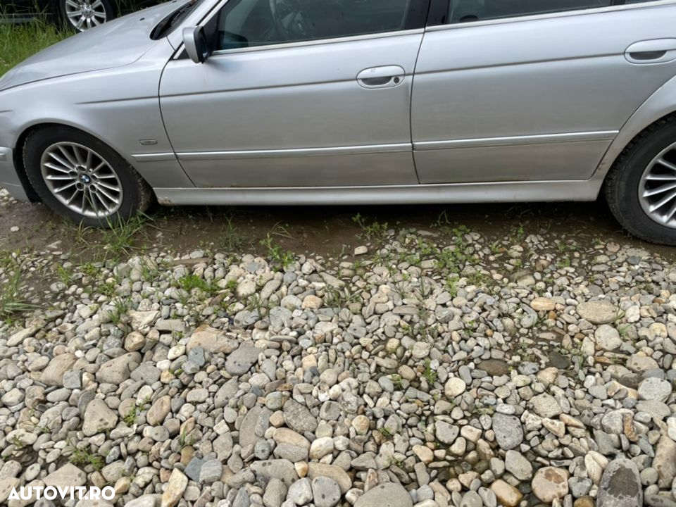 piese bmw e39 Facelift 520d 2002 telefon interior panouri mahon trimuri motor cutie volanta ambreaj radiator jante roti R 16 17 5x120 alutec  capota bara aripa far usa ceasuri bord - 2
