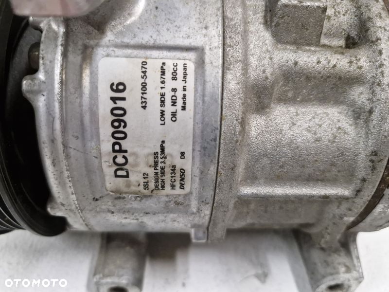 fiat grande punto kompresor sprężarka klimatyzacji denso dcp09016 437100-5470 - 6